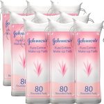 لبادات ازالة المكياج من جونسون ادلتس، 80 قطعة، 6+3 عبوات مجانية